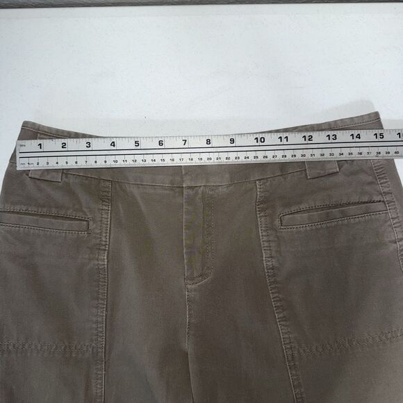 Coldwater Creek Natural Fit Women's Capri Pants Brown Size 6 - Picture 6 of 6